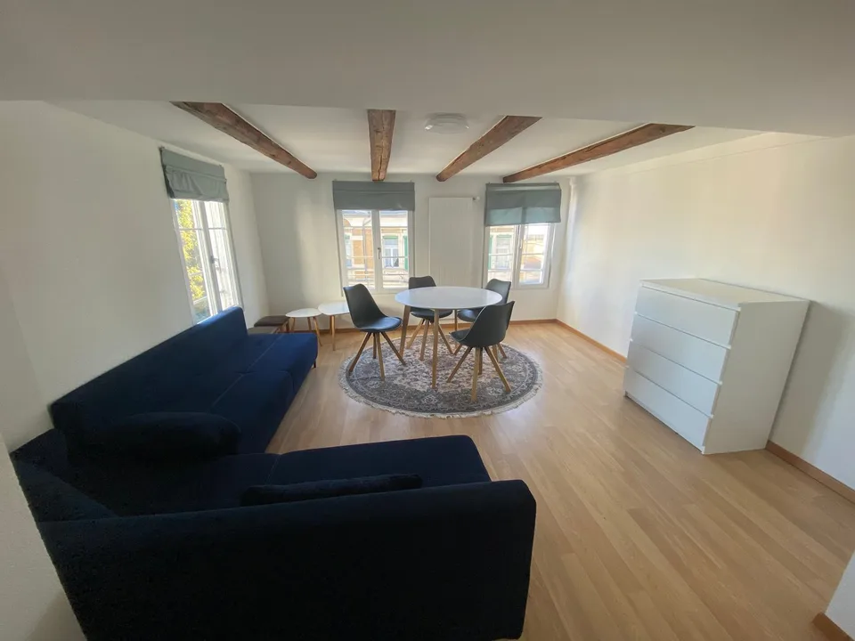 2.5-room apartment with terrace and lake view in Walzenhausen