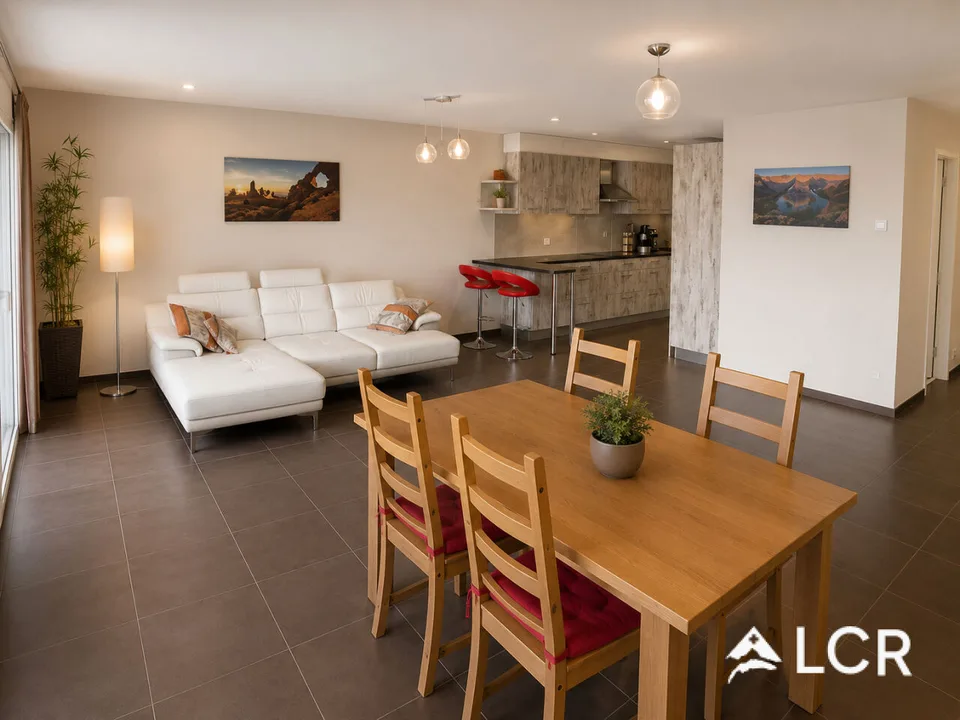 4,5-Zimmer-Wohnung / 3 Schlafzimmer / mit privatem Garten in Bavois