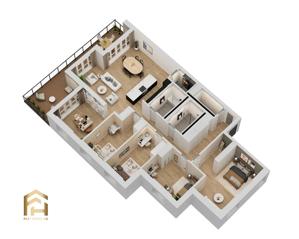 Grosszügige 5.5 Zimmerwohnung im Obergeschoss - MFH Imbach – Foto 7 von 13