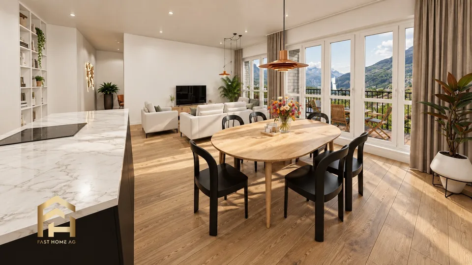 Grosszügige 5.5 Zimmerwohnung im Obergeschoss - MFH Imbach – Foto 2 von 13