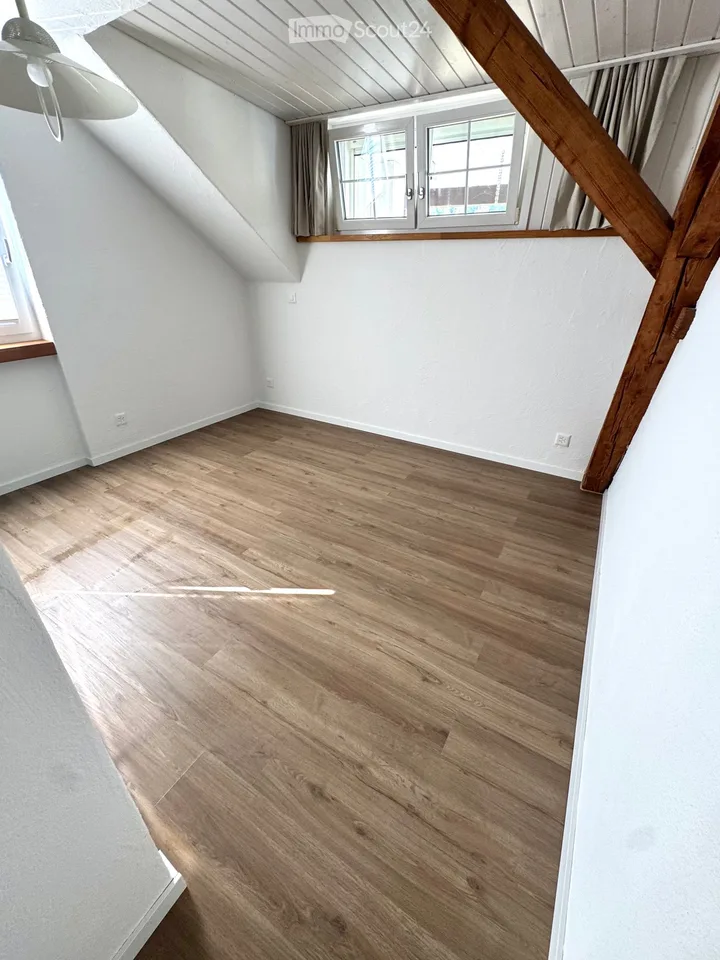 Appartamento mansardato luminoso di 3 locali con carattere loft e vista panoramica