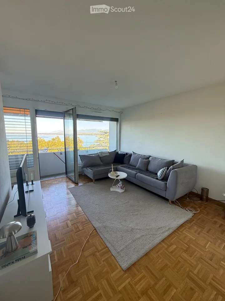 2.5 rooms for rent - 7th floor with magnificent lake view
