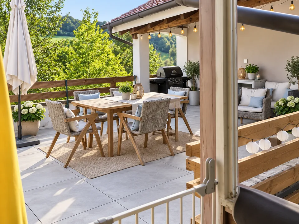Grand appartement 4,5 pièces à Läufelfingen - tout le grenier de 2 étages appartient
