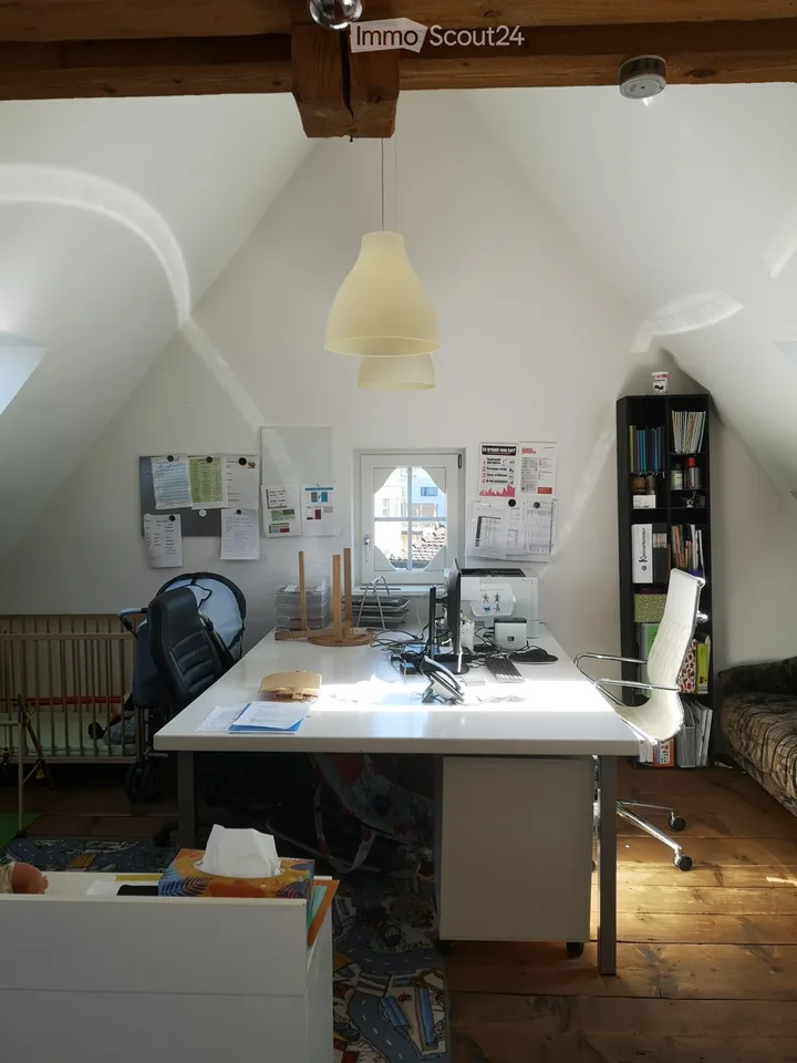 Office space with kitchenette on the top floor
