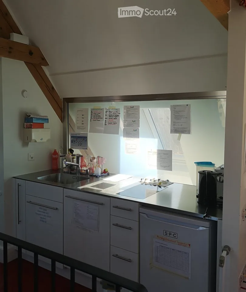 Office space with kitchenette on the top floor