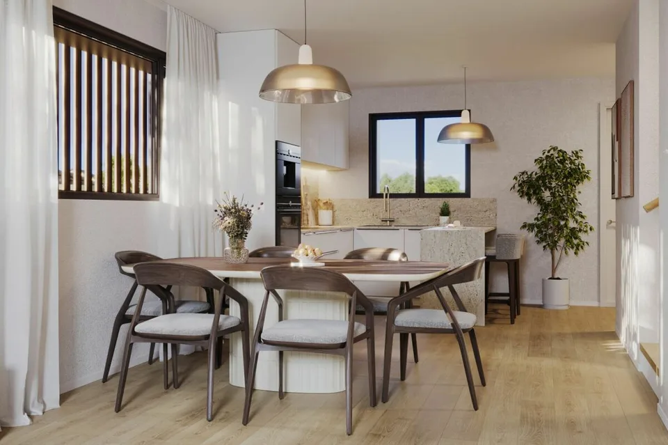Bezugsbereiter Neubau: Einzigartiges Reihenhaus in Oberneunforn – foto 6 di 14