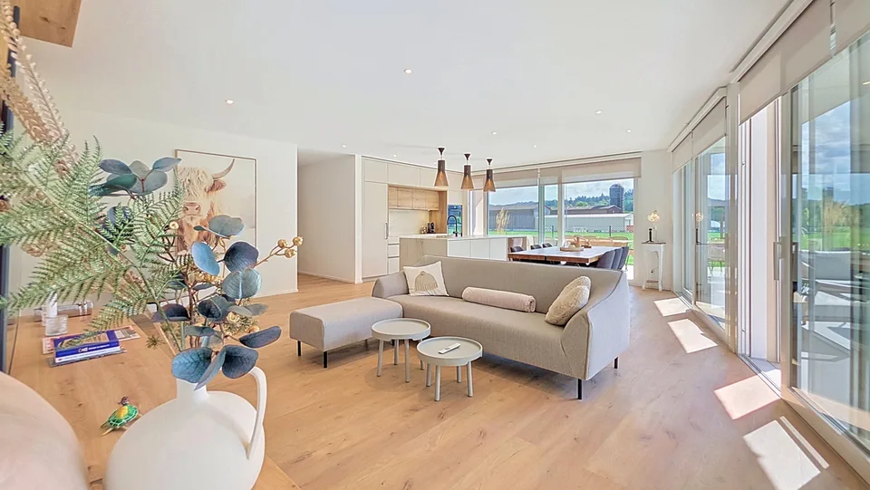 Magnifico appartamento 4.5 locali con giardino a Fétigny – foto 2 di 22