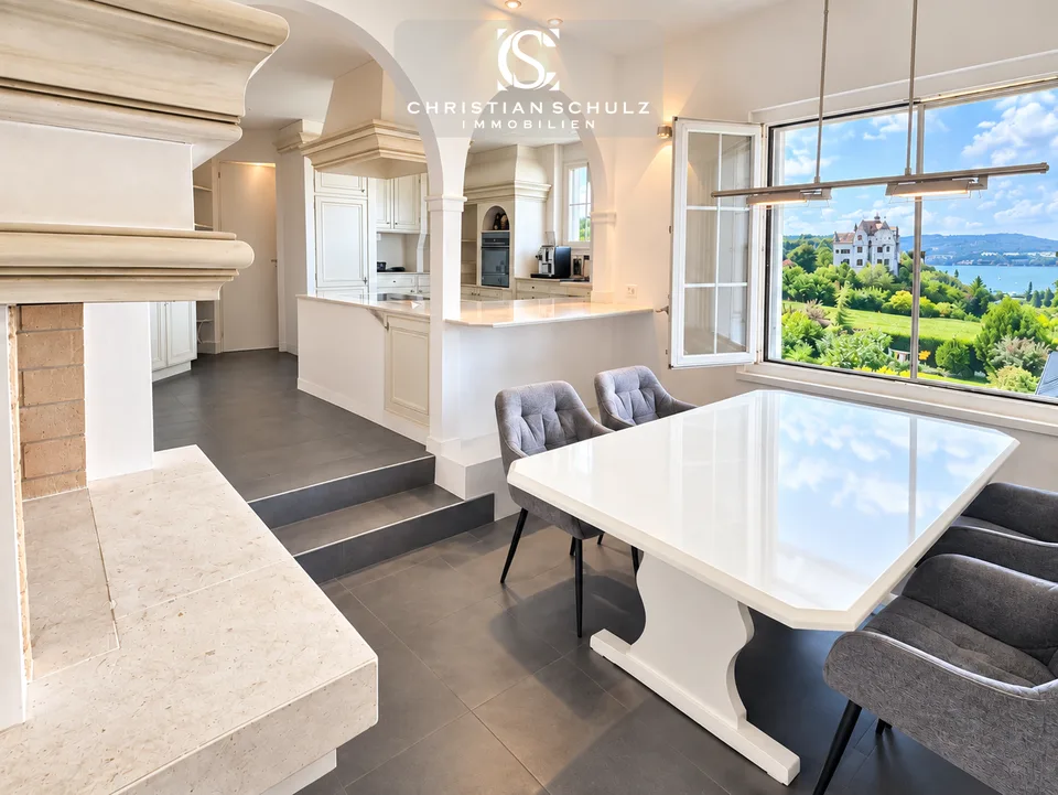 Exklusive 9-Zimmer-Maisonettewohnung mit traumhafter Seesicht, Spa und privatem Lift – photo 4 sur 21