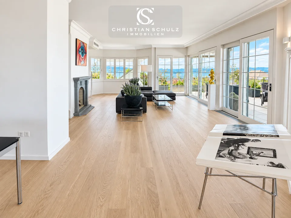 Exklusive 9-Zimmer-Maisonettewohnung mit traumhafter Seesicht, Spa und privatem Lift – photo 6 sur 21
