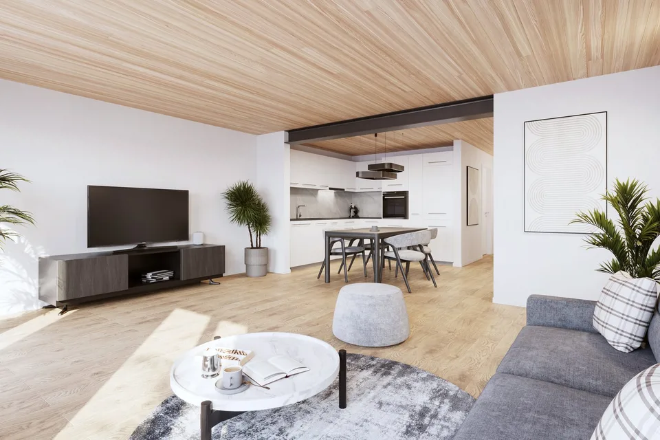 Primo affitto: 3,5 locali con 50,8 m² di giardino privato – Nuovo edificio a Kerns