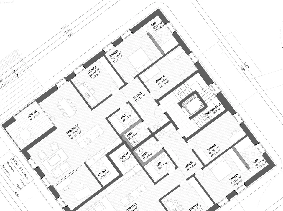 Beautiful new apartments in the center of Münchwilen