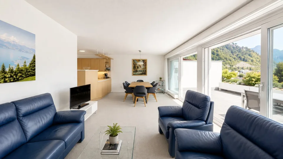 Vivre à Weggis avec accès privé au lac – appartement terrasse attractif sur le lac des Quatre-Cantons – photo 4 sur 12