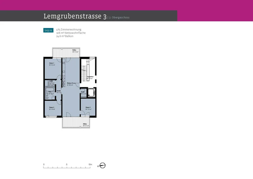 Modern 4.5-room apartment in Chlyholz