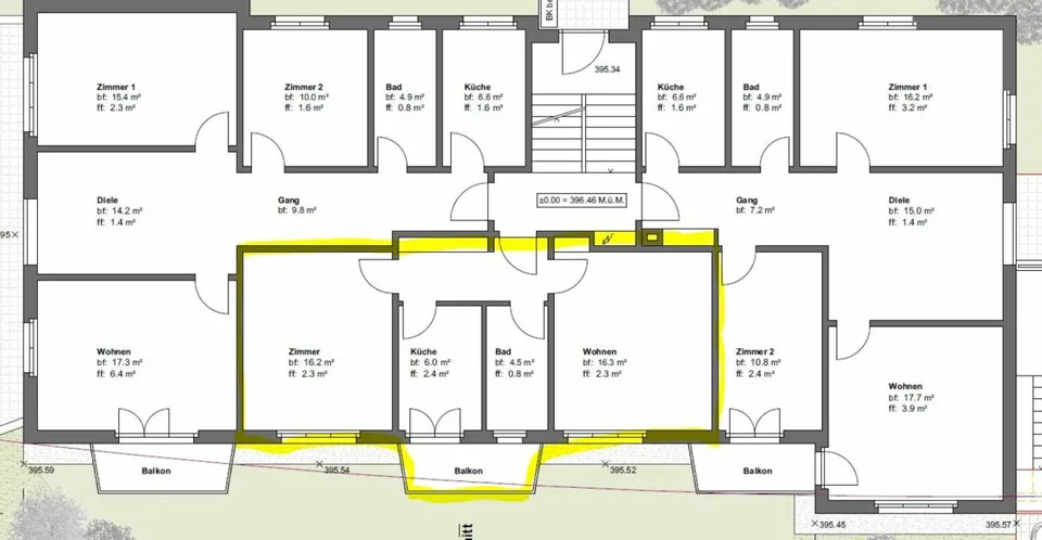 2.5 rooms, first occupancy after comprehensive total renovation