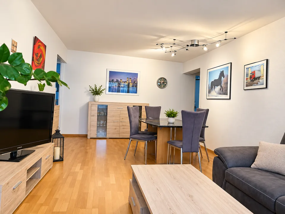 helle 4-Zimmer-Wohnung mit Balkon in Bettlach zu vermieten!