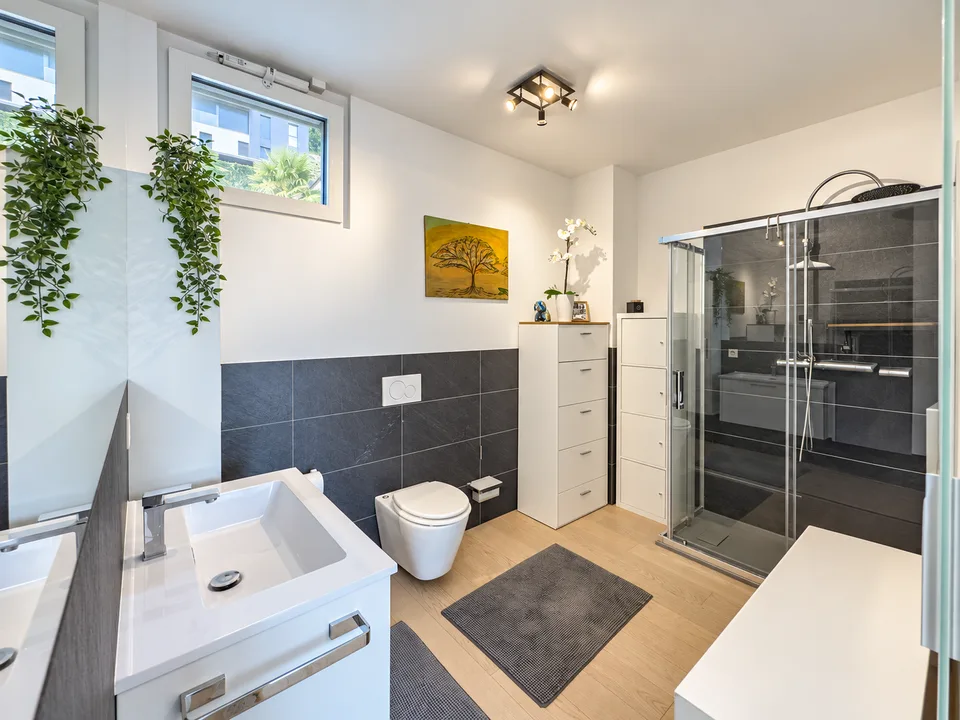 Casa a schiera con giardino ad Agno – foto 14 di 16