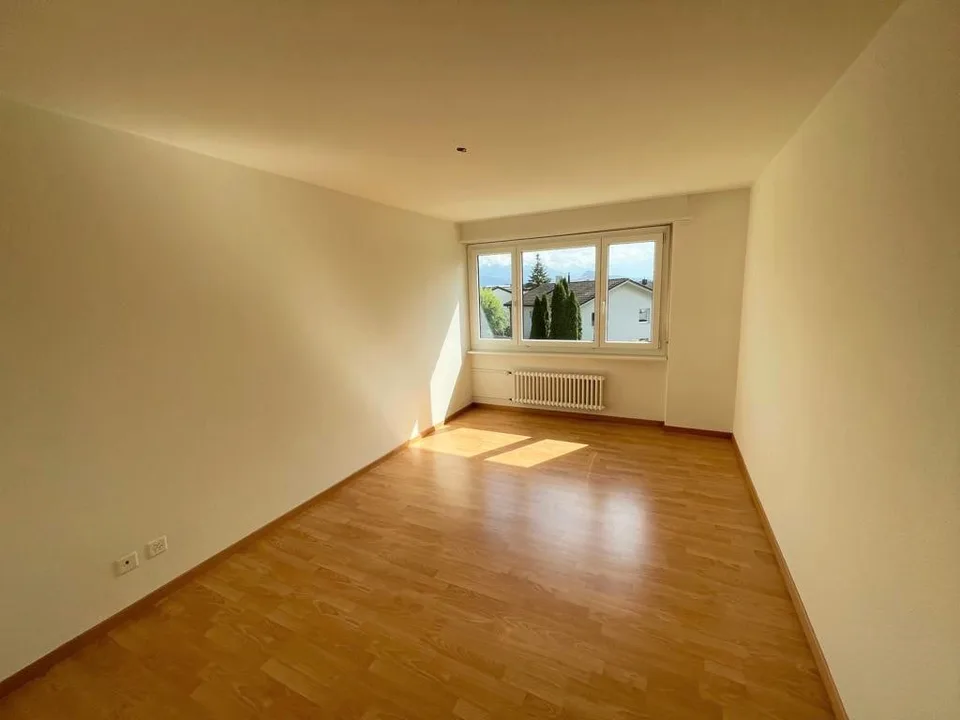 Bright 4-room apartment with balcony and mountain view in Rebstein