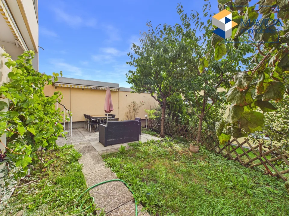 Ruhig und sonnig mit Balkon und Gartensitzplatz