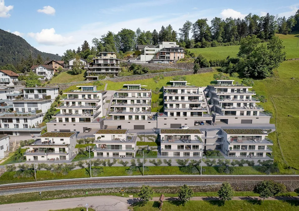 Exklusive Terrassenwohnung mit Dachterrasse und Weitblick – Foto 10 von 18