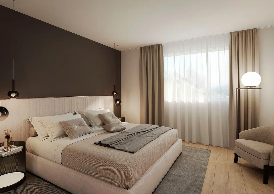 Exklusive 5.5 Zi-Maisonettewohnung in Zweifamilienhaus ( auch als Zweifamilienhaus erwerbbar ) – Foto 5 von 17
