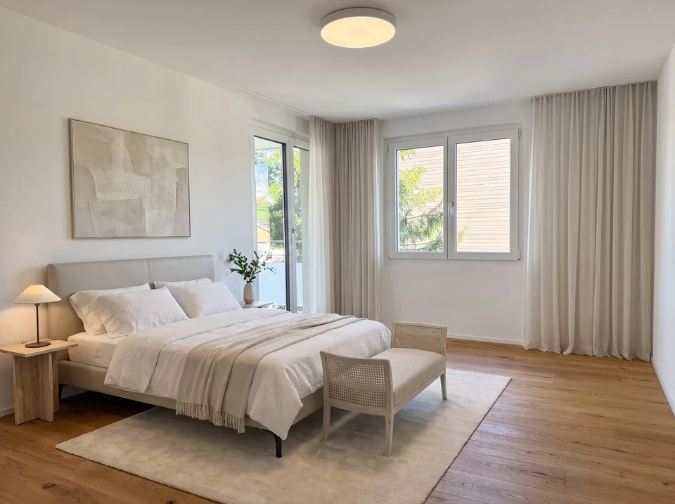 TOP 4.5 Zimmer Wohnung, direkt an ÖV-Haltestelle, im steuergünstigen Schindellegi – Foto 5 von 11