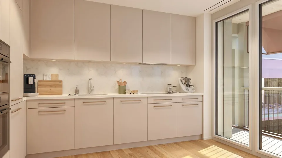 3.5-Zimmer-Gartenwohnung mit flexiblem Eingangsbereich und 41m² Aussenfläche – Foto 6 von 13