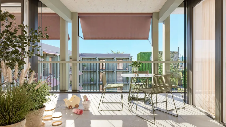3.5-Zimmer-Gartenwohnung mit flexiblem Eingangsbereich und 41m² Aussenfläche – Foto 10 von 13