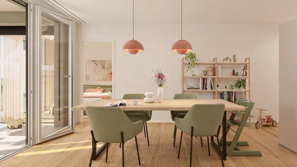 Moderne 3.5-Zimmer-Wohnung im obersten Geschoss mit Weitblick – Foto 8 von 13