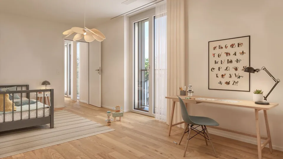 Moderne 3.5-Zimmer-Wohnung im obersten Geschoss mit Weitblick – Foto 11 von 13