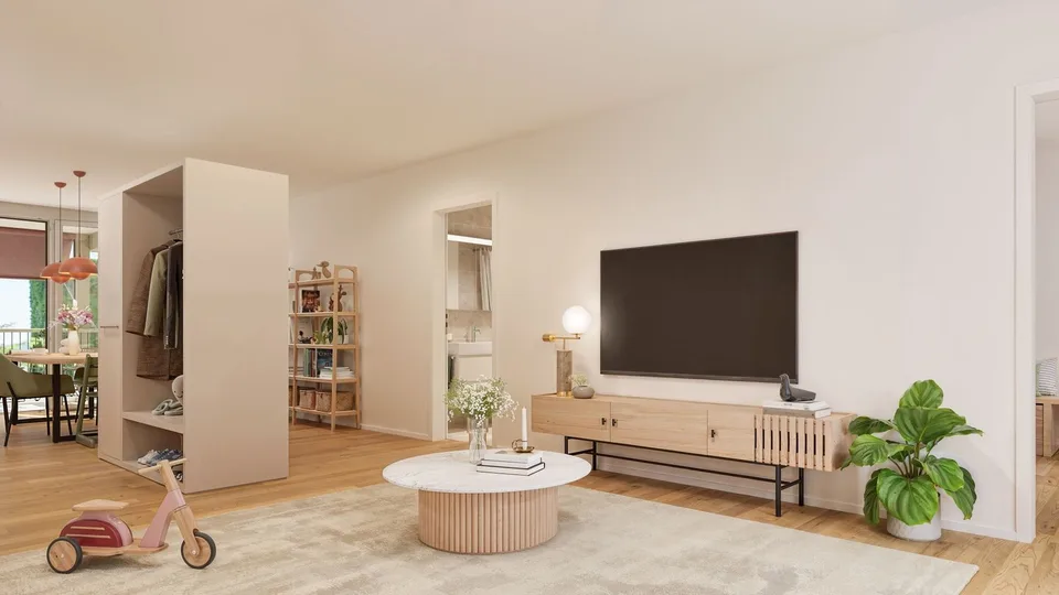 Moderne 3.5-Zimmer-Wohnung im obersten Geschoss mit Weitblick – Foto 7 von 13