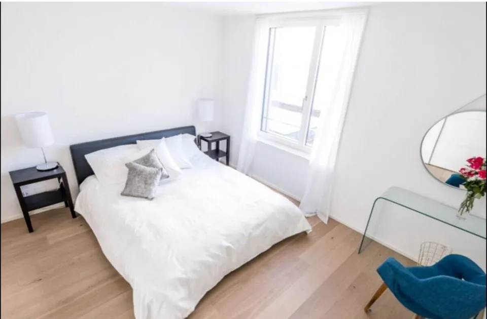 Beautiful 3.5-room apartment furnished in Montreux with lake view