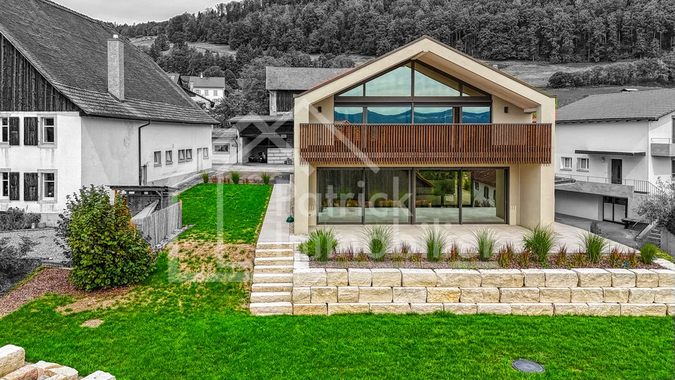 Villa contemporaine de luxe avec vue dégagée à Montavon – photo 2 sur 29