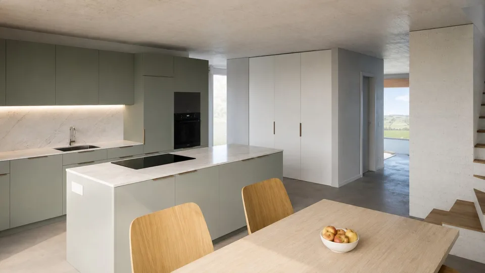 Villa di architetto, finiture di alta gamma e alta efficienza energetica