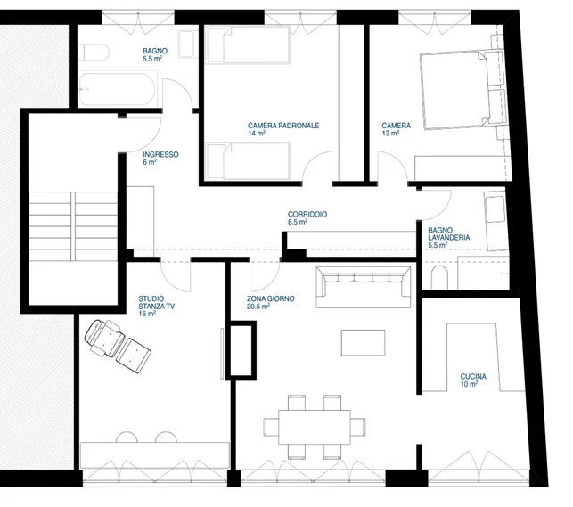 2 MOIS GRATUITS Splendide appartement en première location de 120 m2 à Cadro – photo 12 sur 12