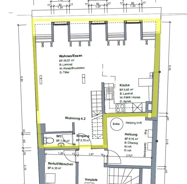 Appartamento mansardato accogliente nel cuore della città di Aarau