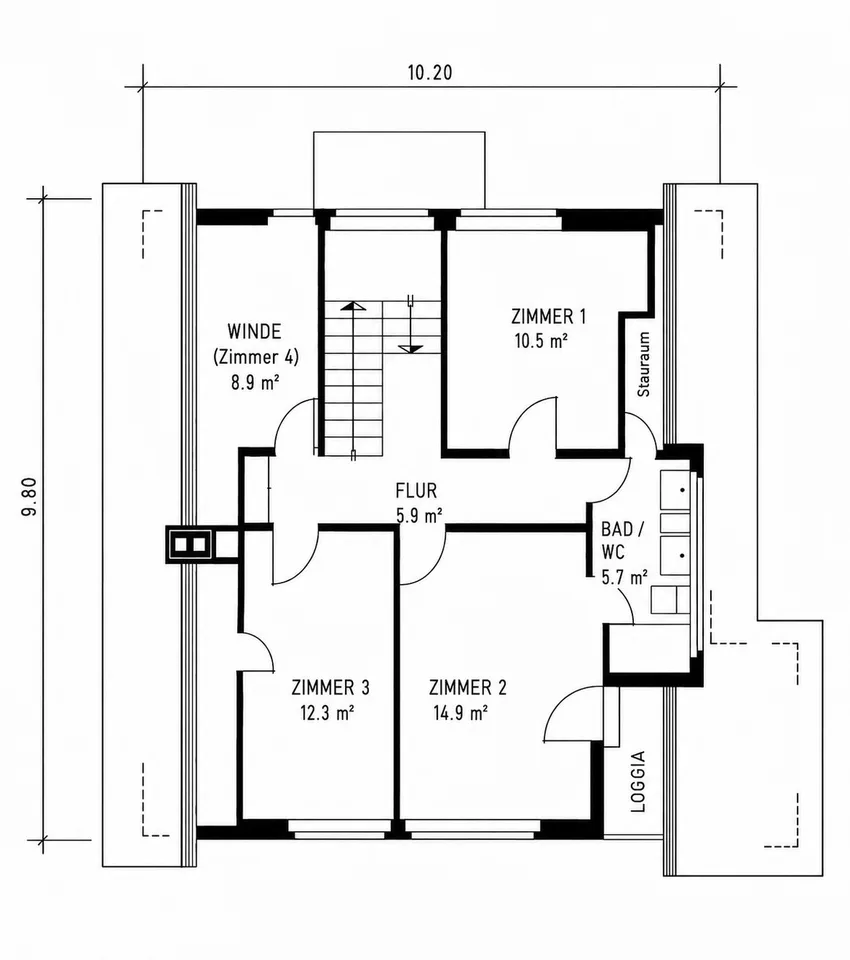 Freistehendes Einfamilienhaus mit Swimmingpool – Foto 18 von 23