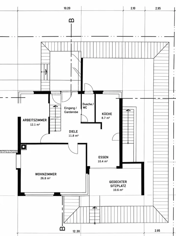 Freistehendes Einfamilienhaus mit Swimmingpool – Foto 9 von 23