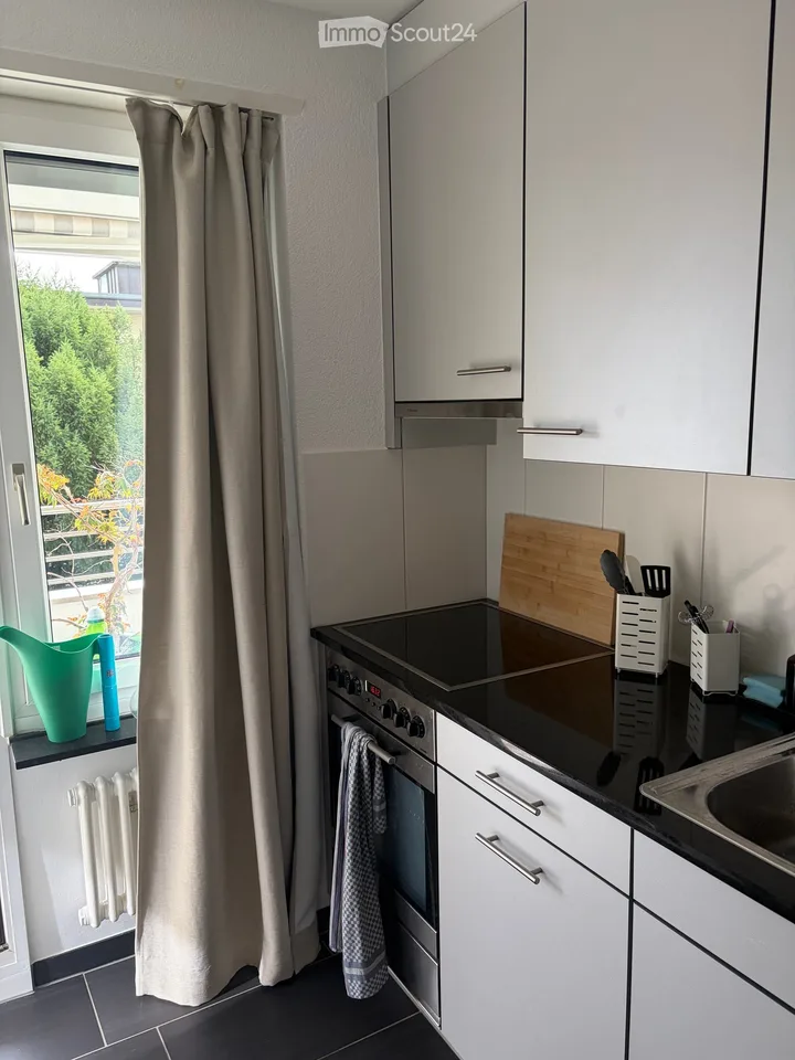 Wunderschöne 1.5-Zimmer-Wohnung mit Balkon und Seesicht zur Untermiete in Meilen – unbefristet