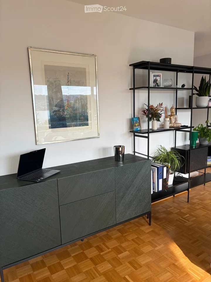 Wunderschöne 1.5-Zimmer-Wohnung mit Balkon und Seesicht zur Untermiete in Meilen – unbefristet