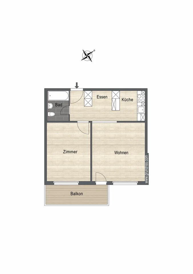 Cozy single apartment