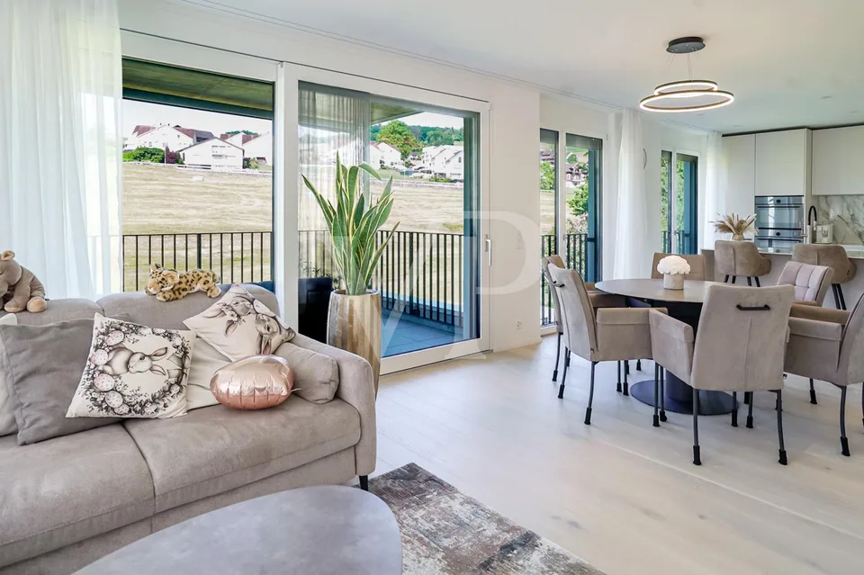 RÉSERVÉ - Appartement de 3,5 pièces lumineux - un rêve en blanc et crème – photo 6 sur 13