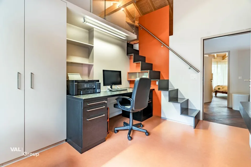 Appartamento attico esclusivo 4.5 locali con terrazza spaziosa e sauna a Visp