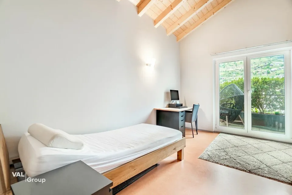 Appartamento attico esclusivo 4.5 locali con terrazza spaziosa e sauna a Visp