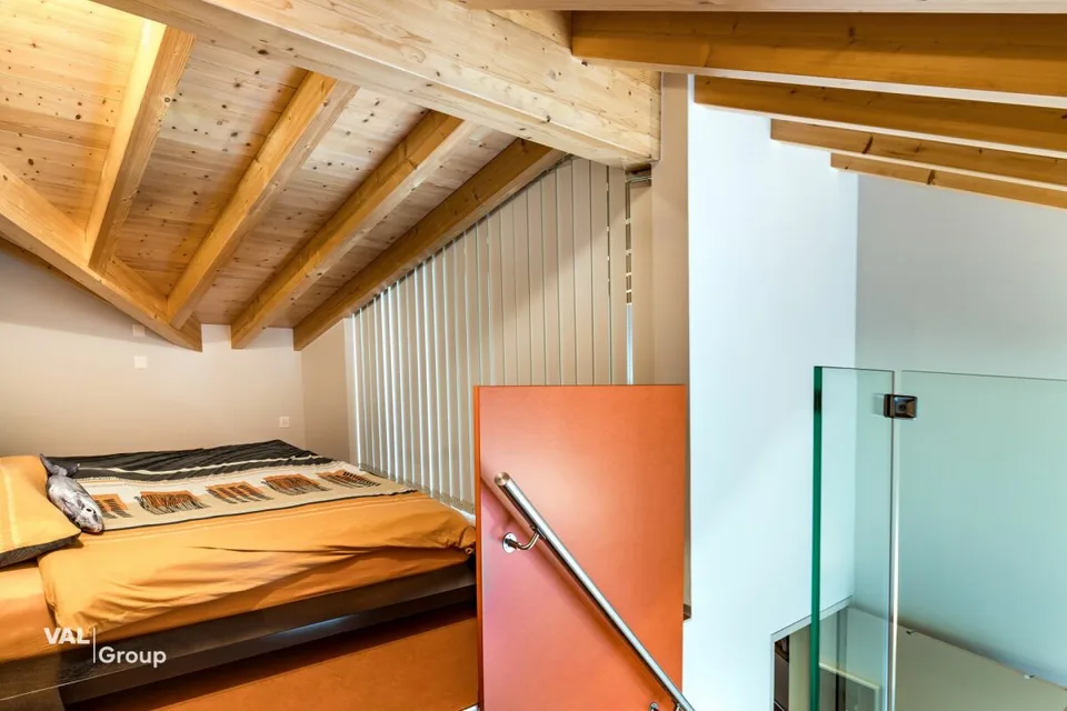 Appartamento attico esclusivo 4.5 locali con terrazza spaziosa e sauna a Visp