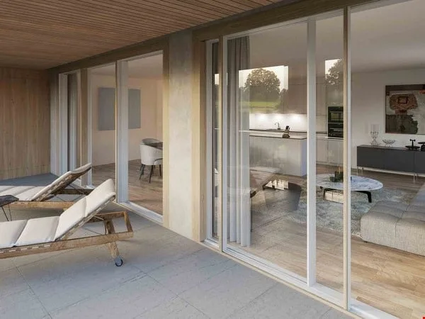 Appartement au bord du ruisseau du village avec beaucoup de lumière