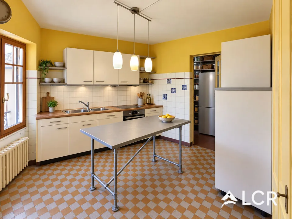 Schöne 5,5-Zimmer-Wohnung / 4 Schlafzimmer / 1 Badezimmer / 1 Terrasse / 1 Kamin / 1 Veranda