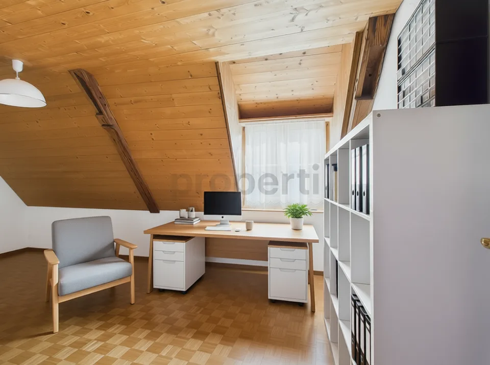 Appartamento mansardato di 5,5 locali con charme nel centro del villaggio di Malans – foto 21 di 26