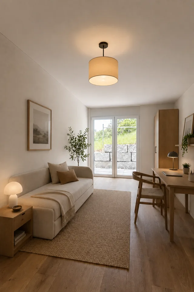 Living where others seek relaxation – spacious apartment with large terrace seeks tenant