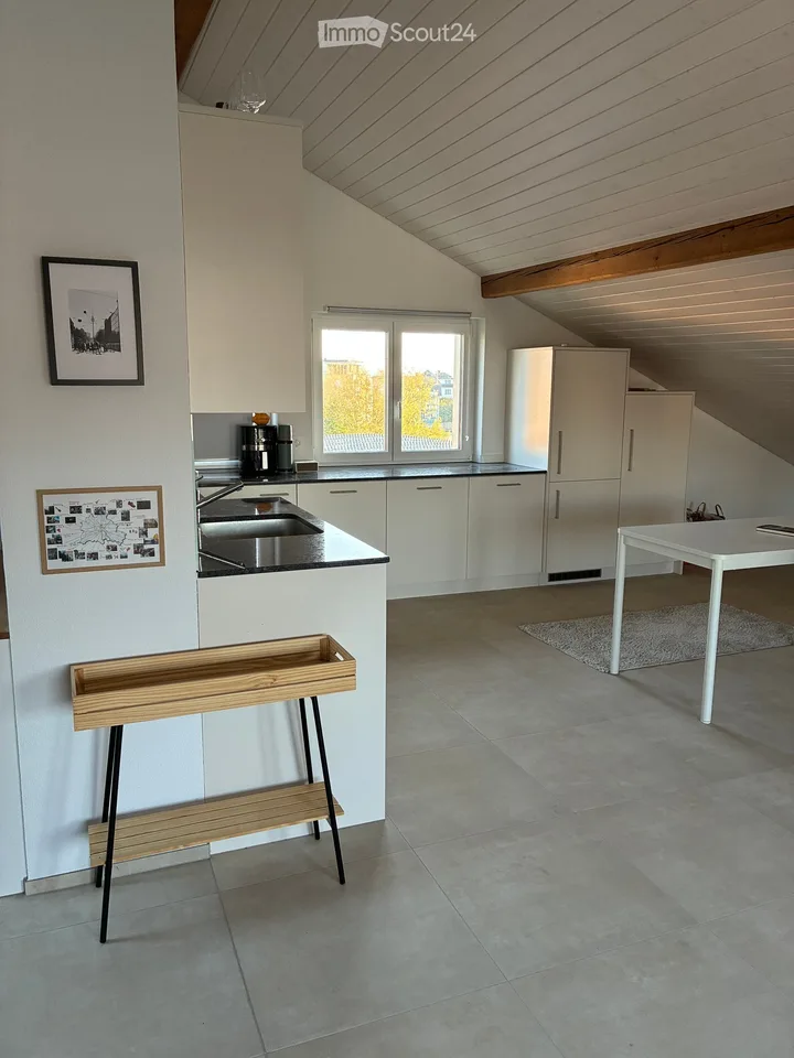 1.5-room attic loft with character and a great view in Horn