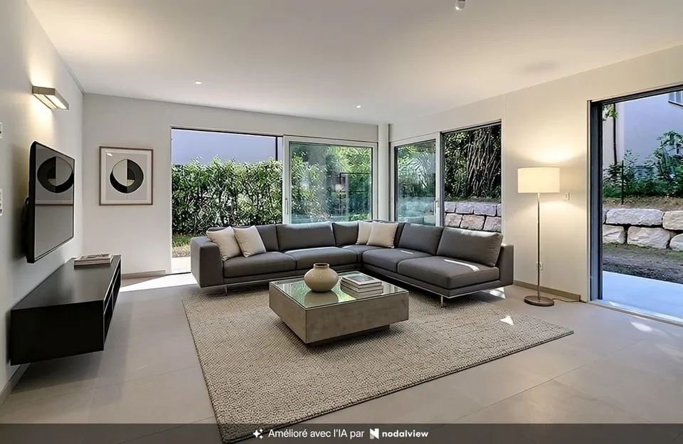 Selten zu haben! 5 Minuten zu Fuß vom CHUV und nahe dem Zentrum, wunderschöne Neuwagen-Erdgeschosswohnung, 4,5 Zimmer, Quartier ohne jede Lärmbelästigung! – Foto 2 von 10